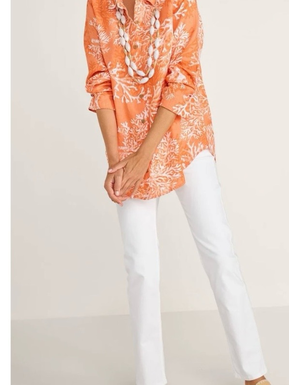 Soft Surroundings White stretch Jeans